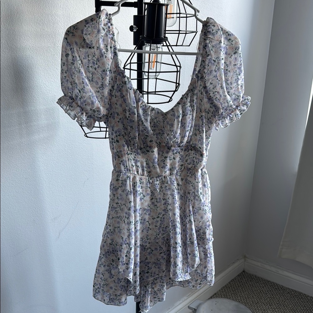 Floral Puff Sleeve Dress